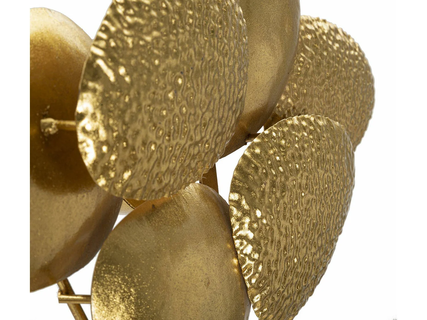 Aplique de pared Eraclea, casquillo E14, oro, interior, clase energética de A a G