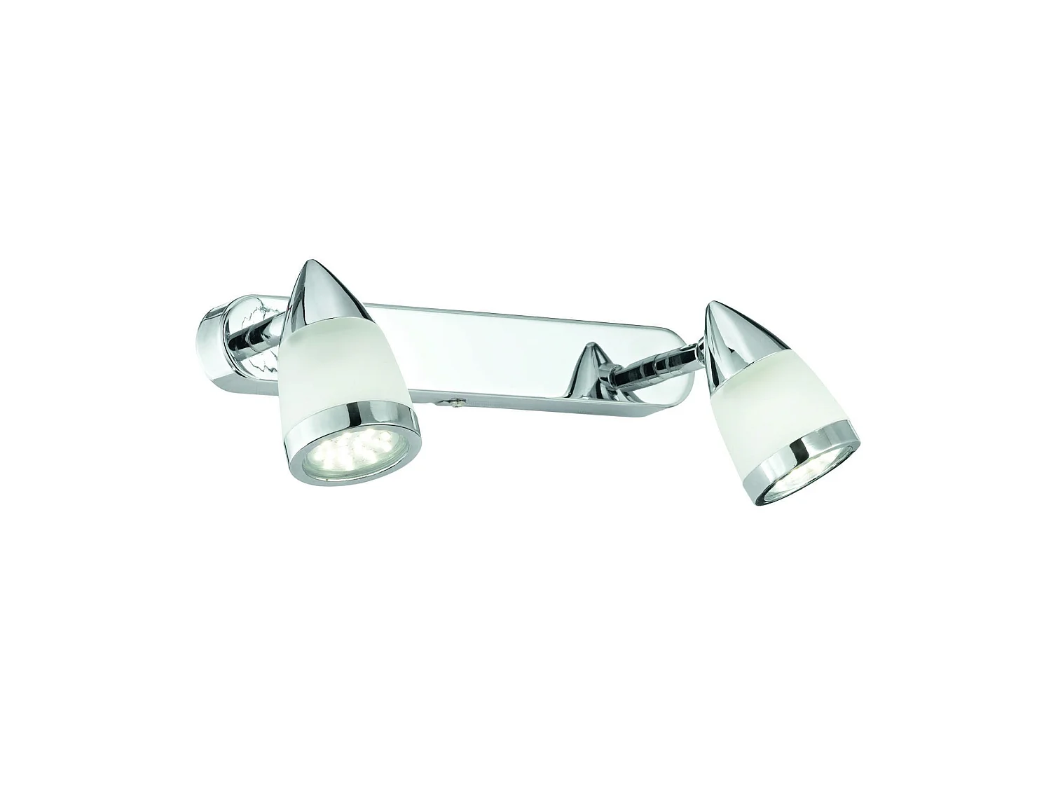 Lampada da Parete Mondovi, Materiale Struttura in Vetro, Argento,