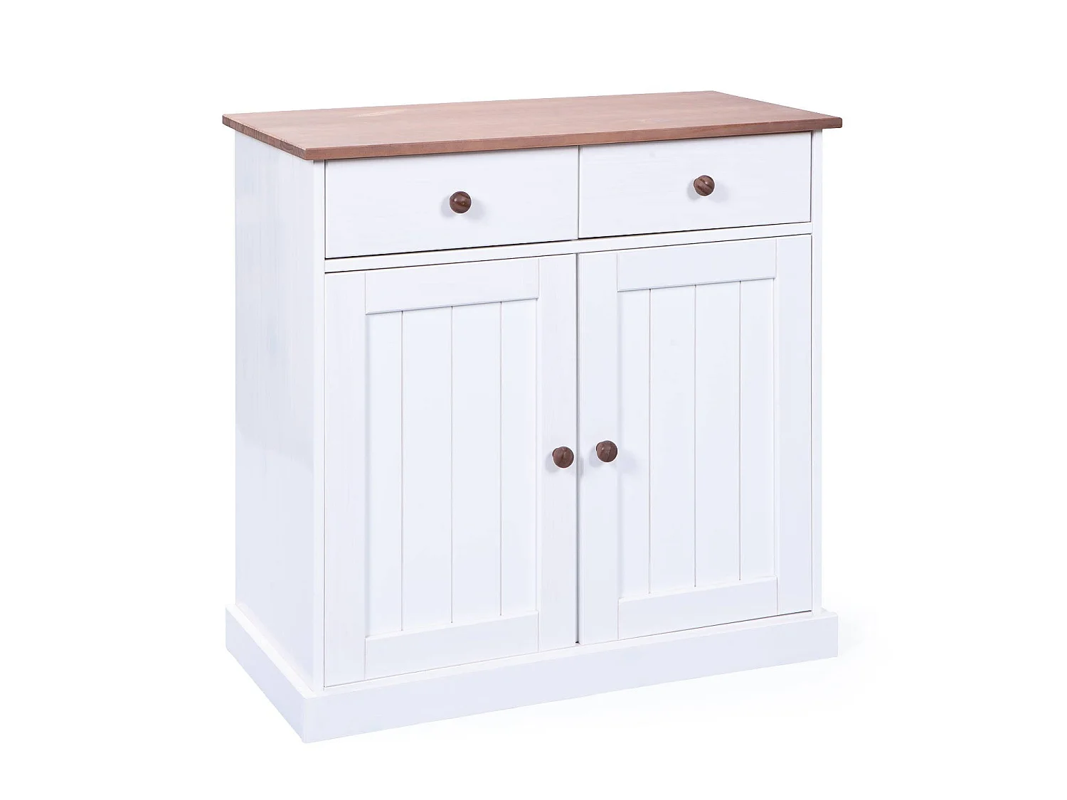 Sideboard Dknap, ein Fach, 45x90x86h cm Weiß, Anrichte