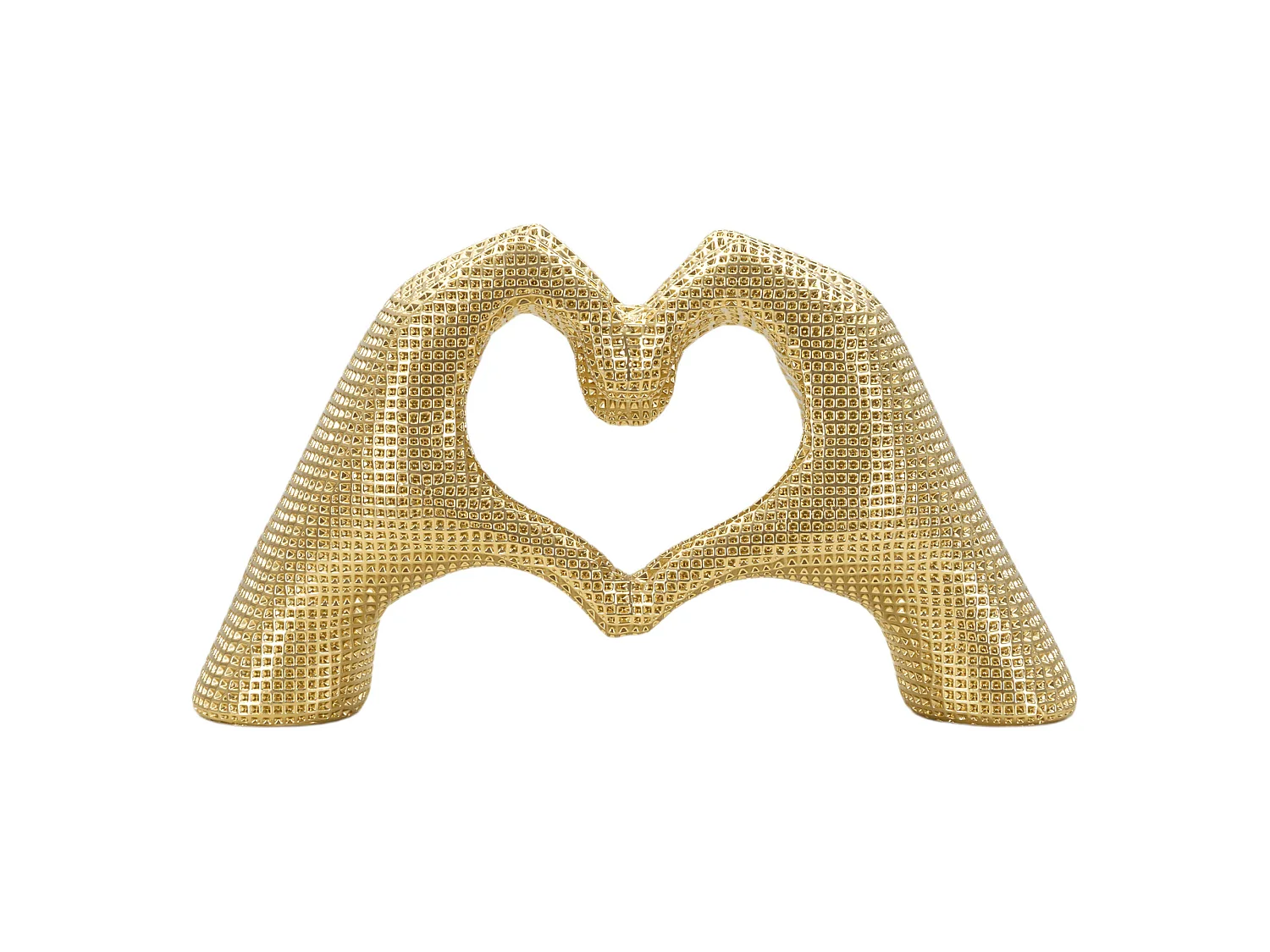 Statua Bama, Statua Mani Intrecciate, oro,