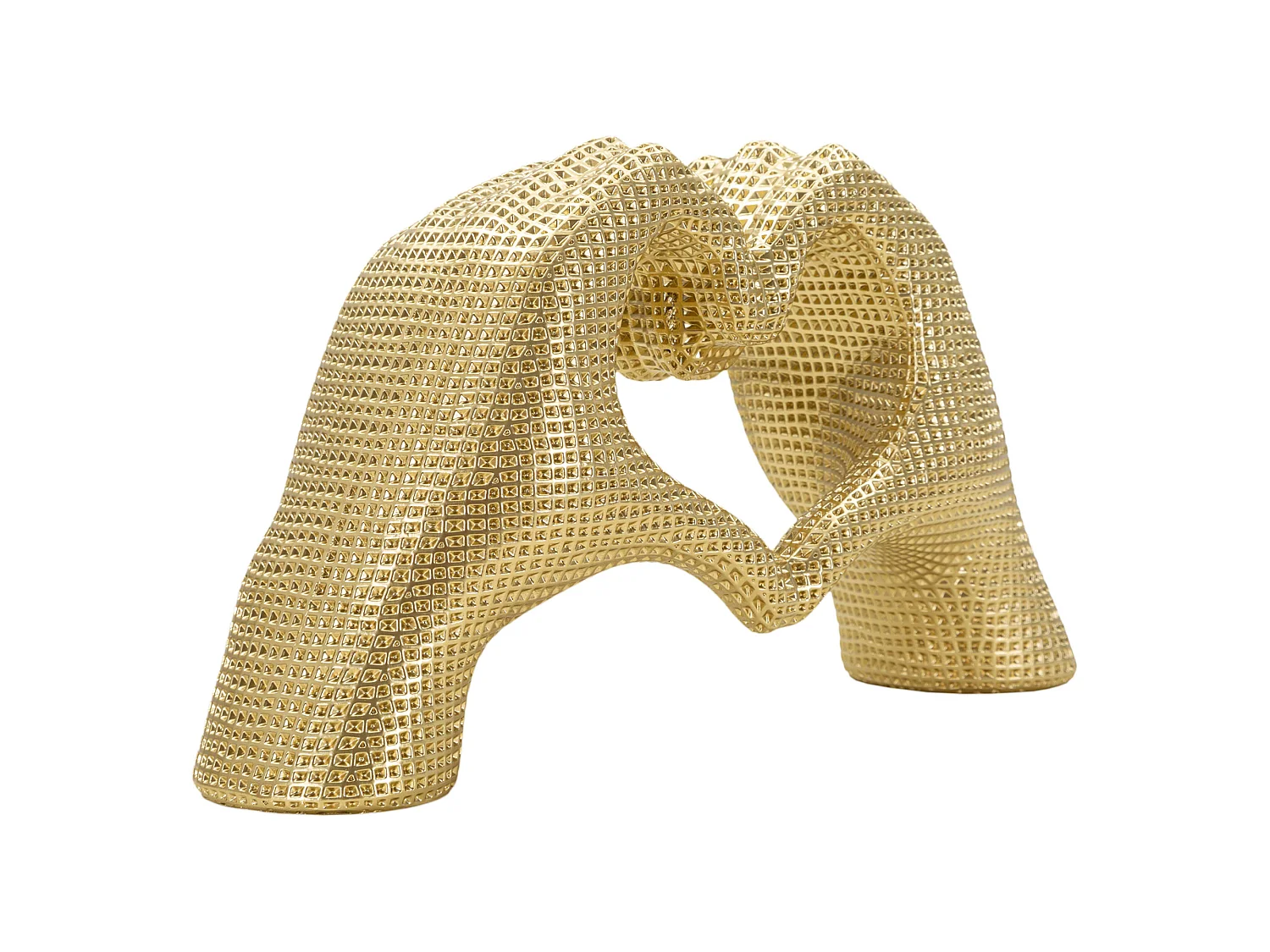 Statua Bama, Statua Mani Intrecciate, oro,