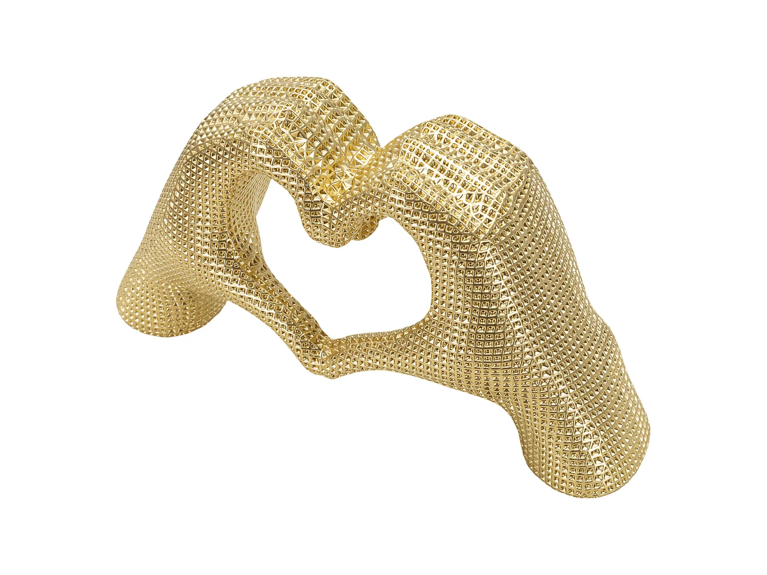 Statua Bama, Statua Mani Intrecciate, oro,