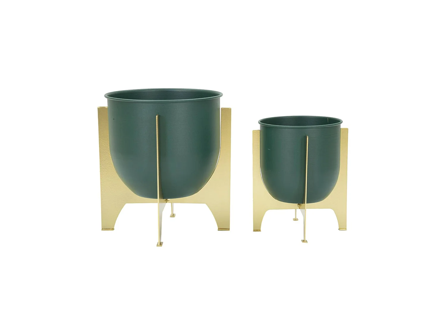 Objets, Structure couleur or, Vert - Barbena