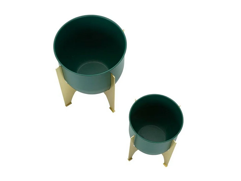 Objets, Structure couleur or, Vert - Barbena