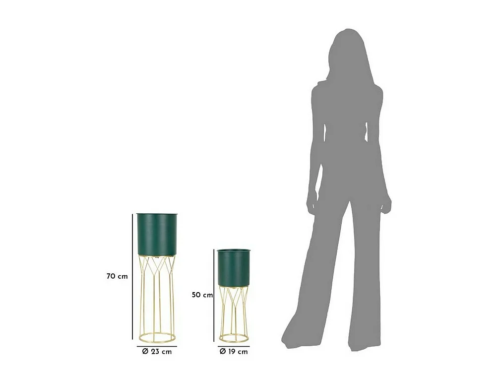 Parano - Objets, Vert, Structure couleur or