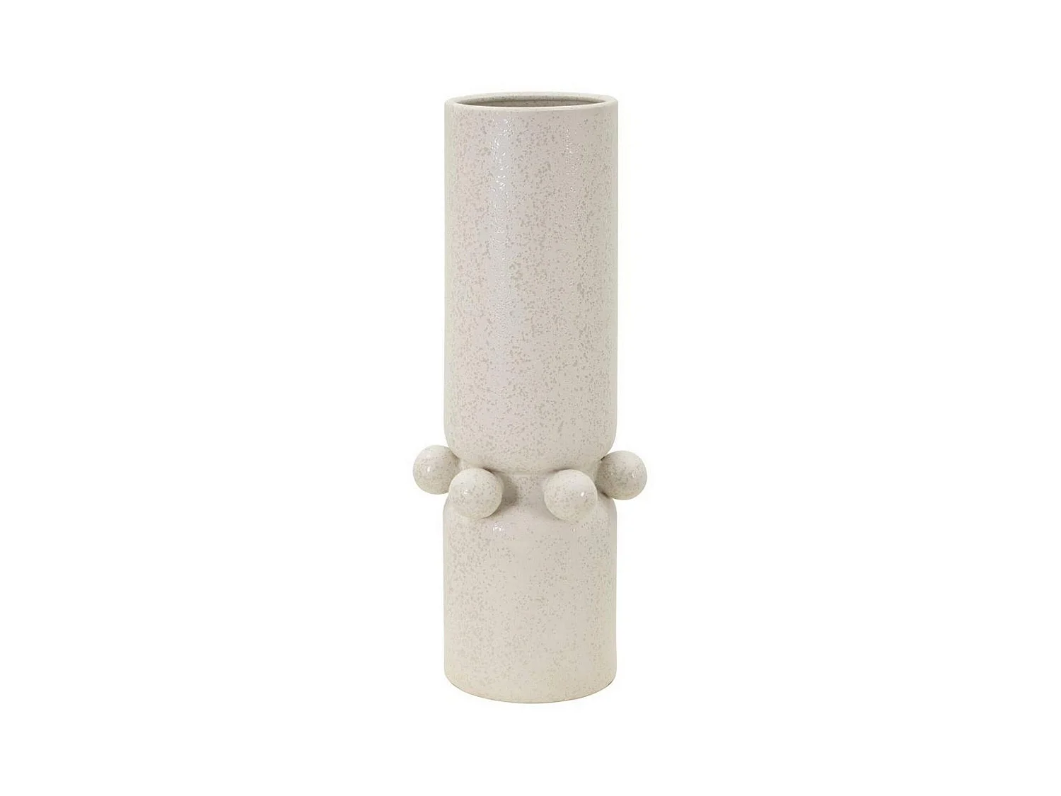 Vaas Tom, Kleurverloop Crèmekleurige structuur, Crèmewit,