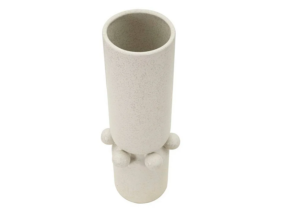 Vaas Tom, Kleurverloop Crèmekleurige structuur, Crèmewit,