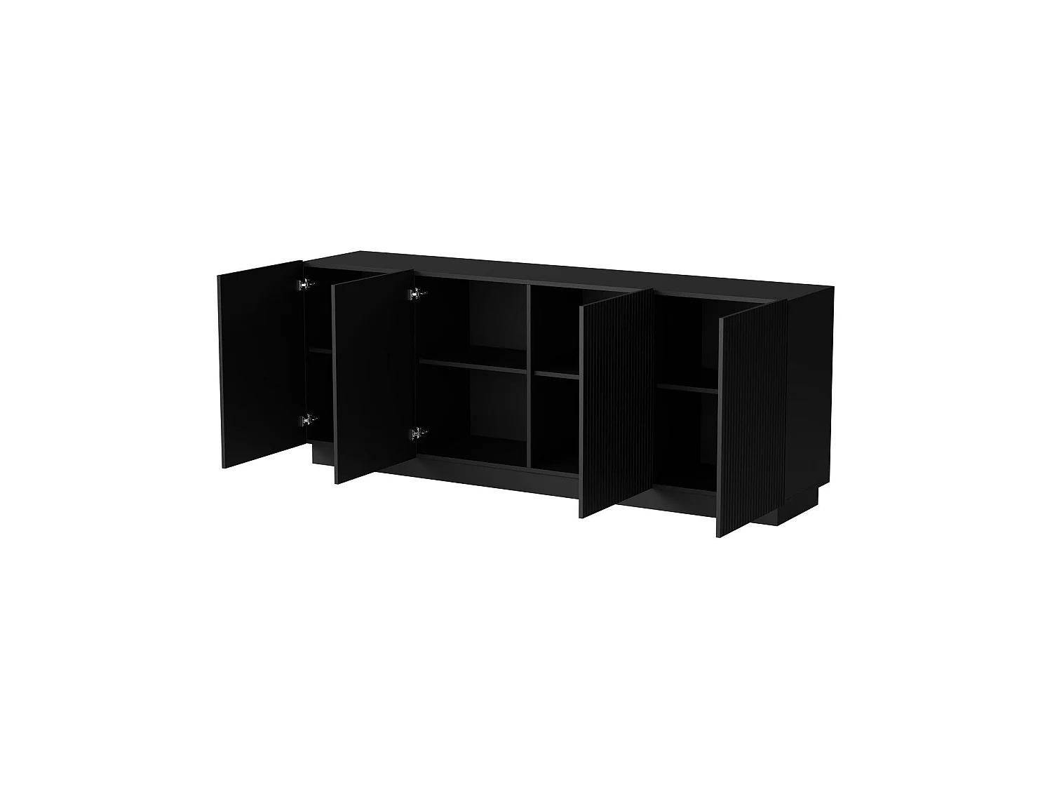 Credenza Elvas, 4 Ripiani, 40x150x48h cm, Madia