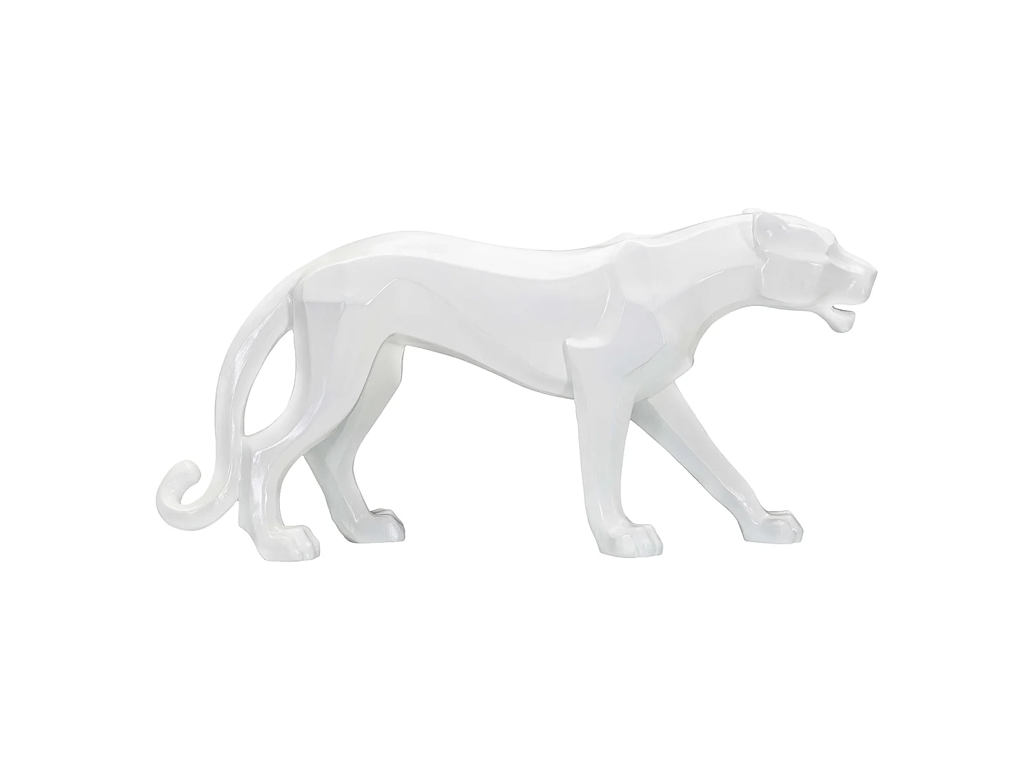 Statua Nerioo, Statua di Pantera, Bianco,