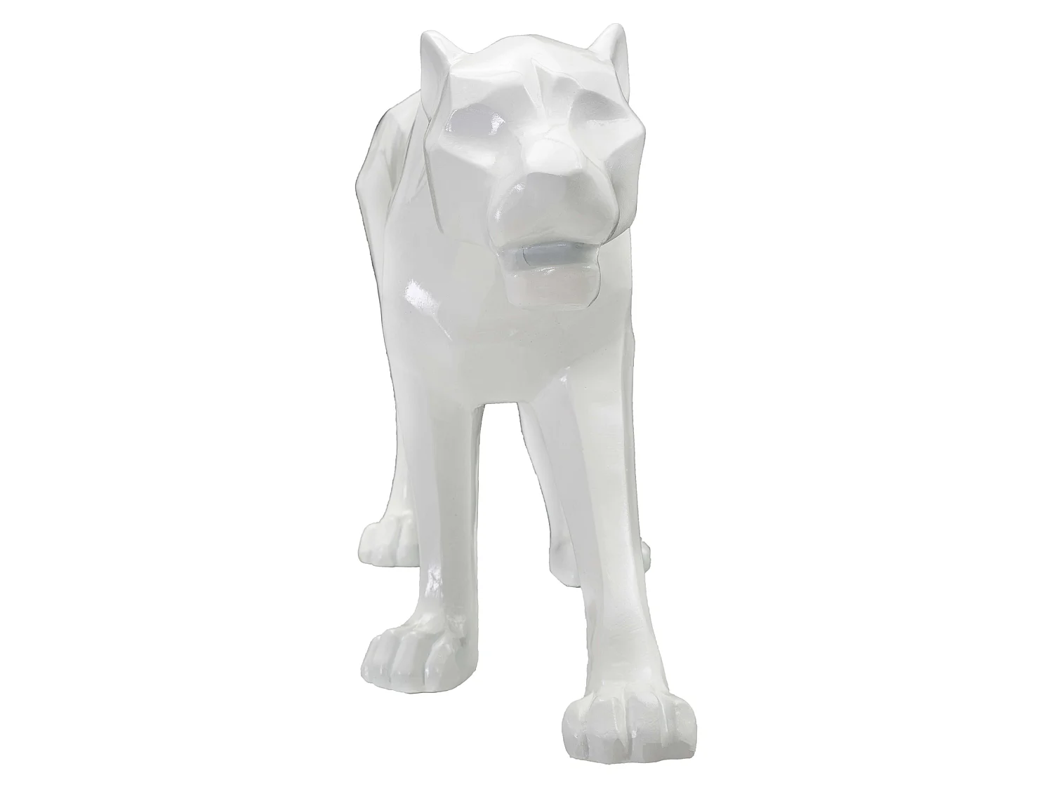 Statua Nerioo, Statua di Pantera, Bianco,