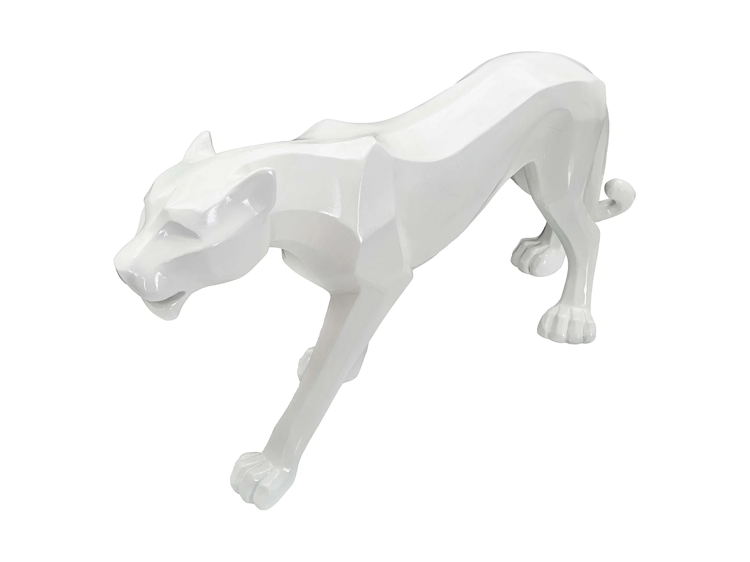 Statua Nerioo, Statua di Pantera, Bianco,
