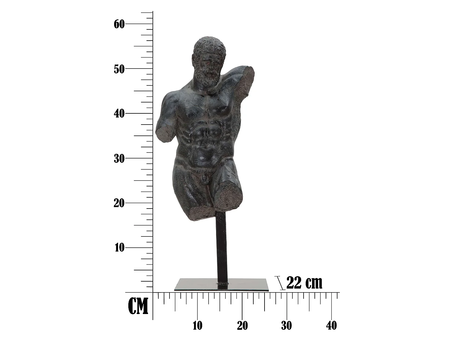 Statua Esperan, Busto Scultura Classica, Nero,