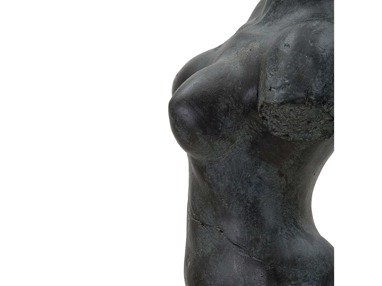 Statua Atlin, Busto Scultura Classica, Nero,
