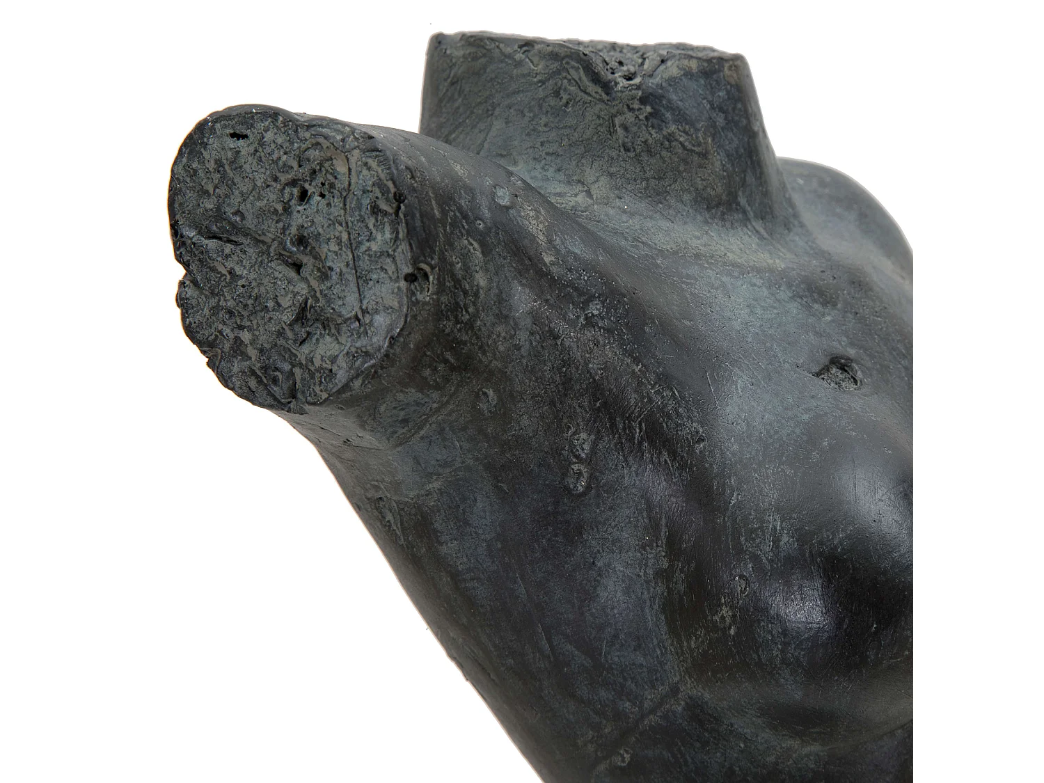 Statua Atlin, Busto Scultura Classica, Nero,