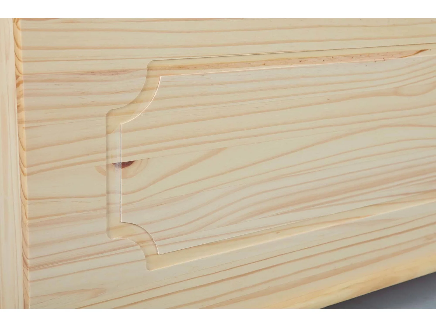 Coffre Dtheegal, Structure en Bois Massif, 53x89x47h cm Brun
