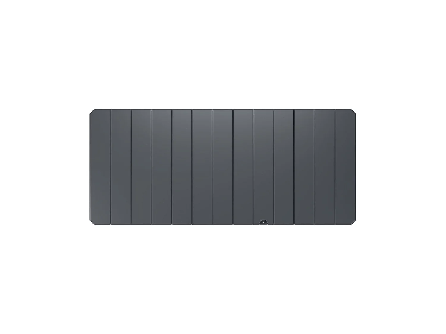 Coffre Hamme, Résistant UV, Étanche, 350 l, Made in Italy, 52x118,5x56,8h cm, Gris Anthracite