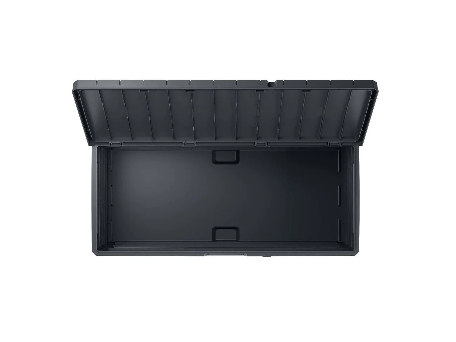Coffre Hamme, Résistant UV, Étanche, 350 l, Made in Italy, 52x118,5x56,8h cm, Gris Anthracite