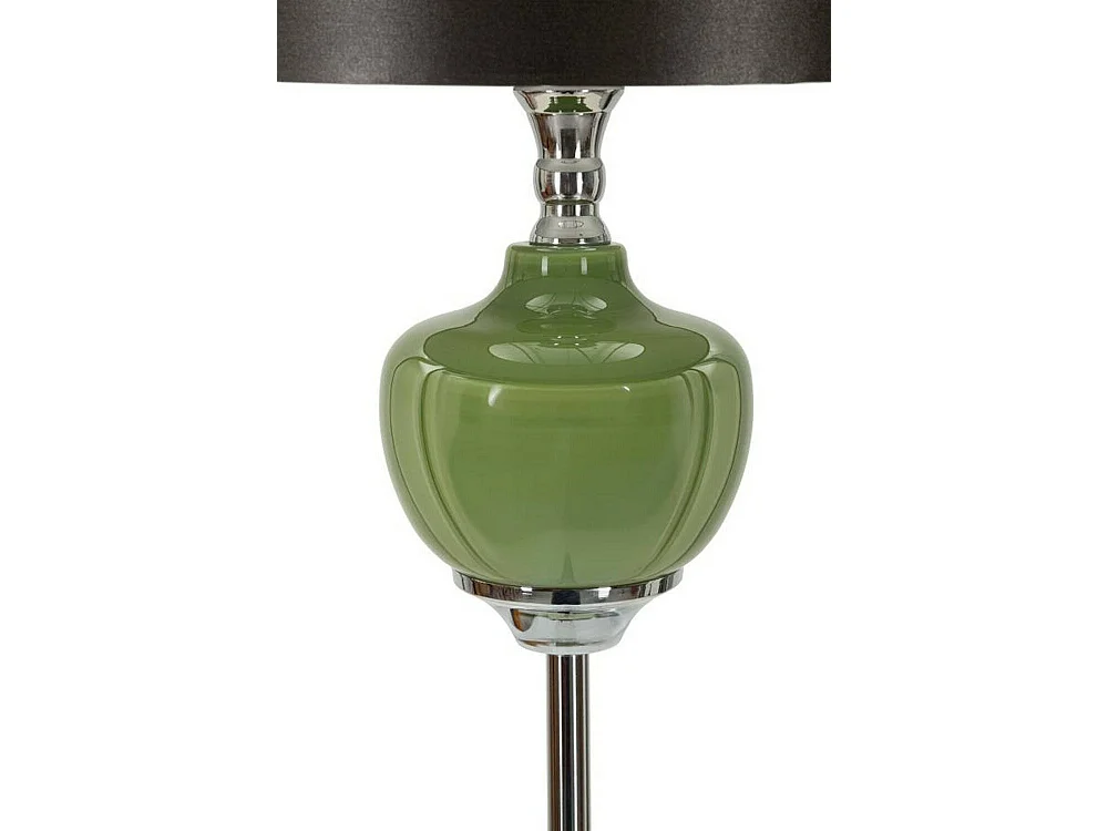 Stiviere vloerlamp, lampenkap, groen, E27-fitting, trekschakelaar met peertje