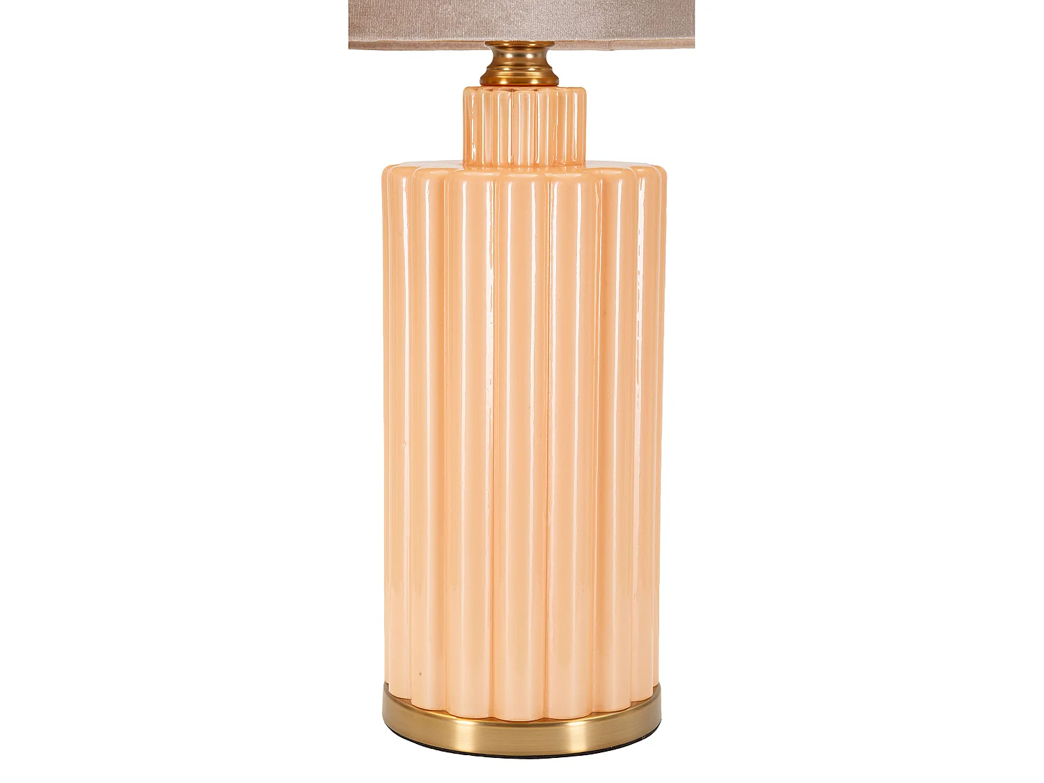 Lampadaire de Table Dabaparo, Nécessite 1 Ampoule, Rose Perlé, Abat-jour, Douille e27