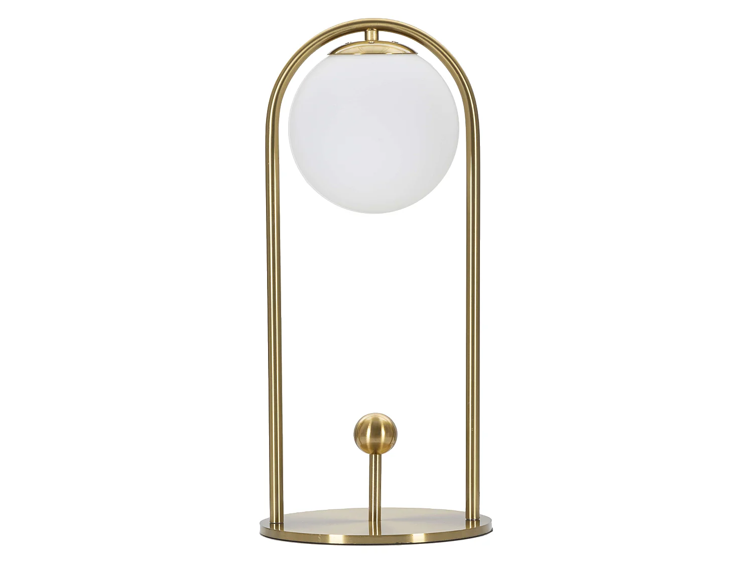 Lampada da Tavolo Kizhi, Necessaria 1 Lampadina, Bianco Opaco, Attacco e14, Interruttore Manuale