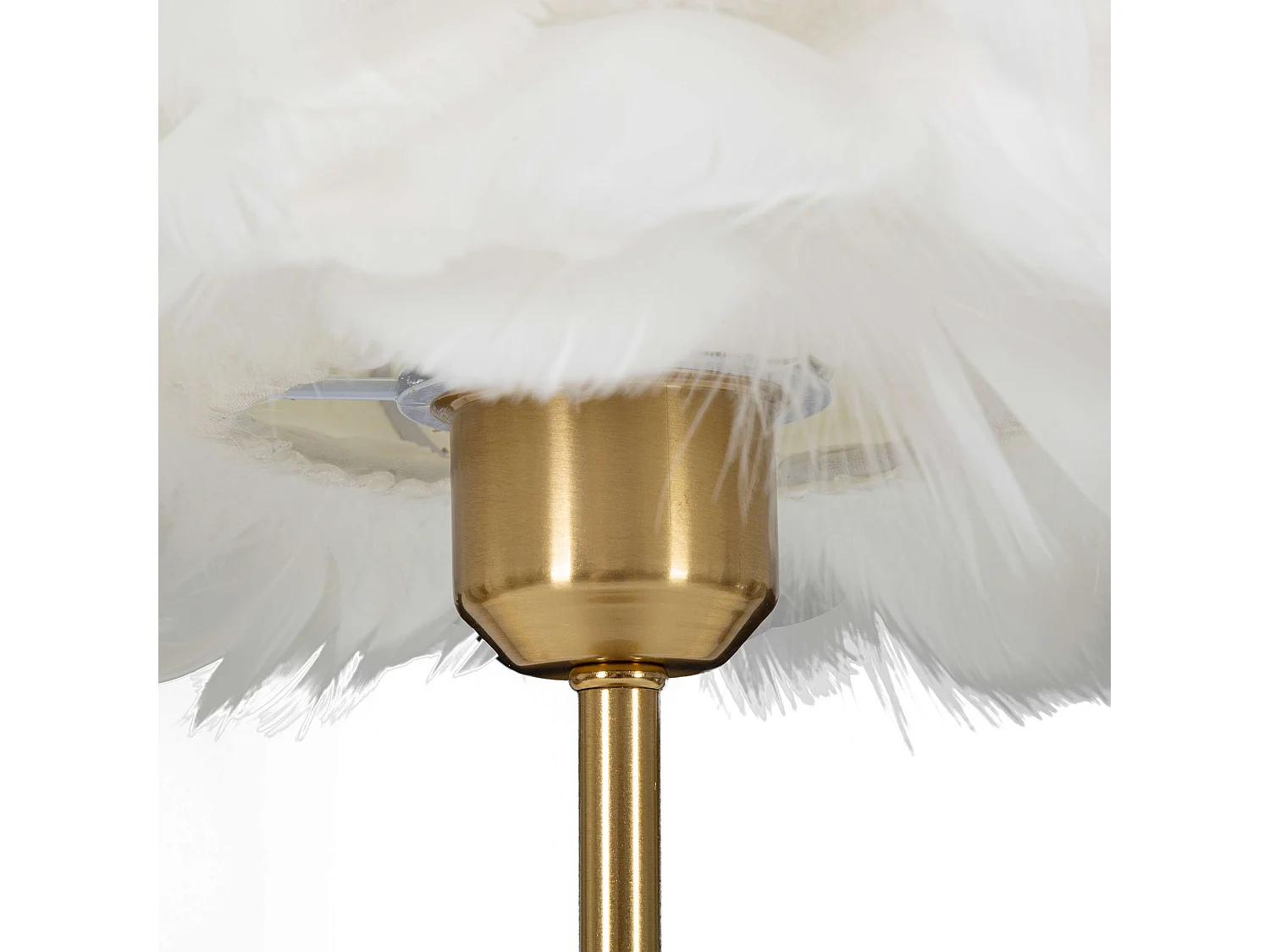 Lampe de Table Bala, Nécessite 1 Ampoule, or, Douille e27, Abat-jour
