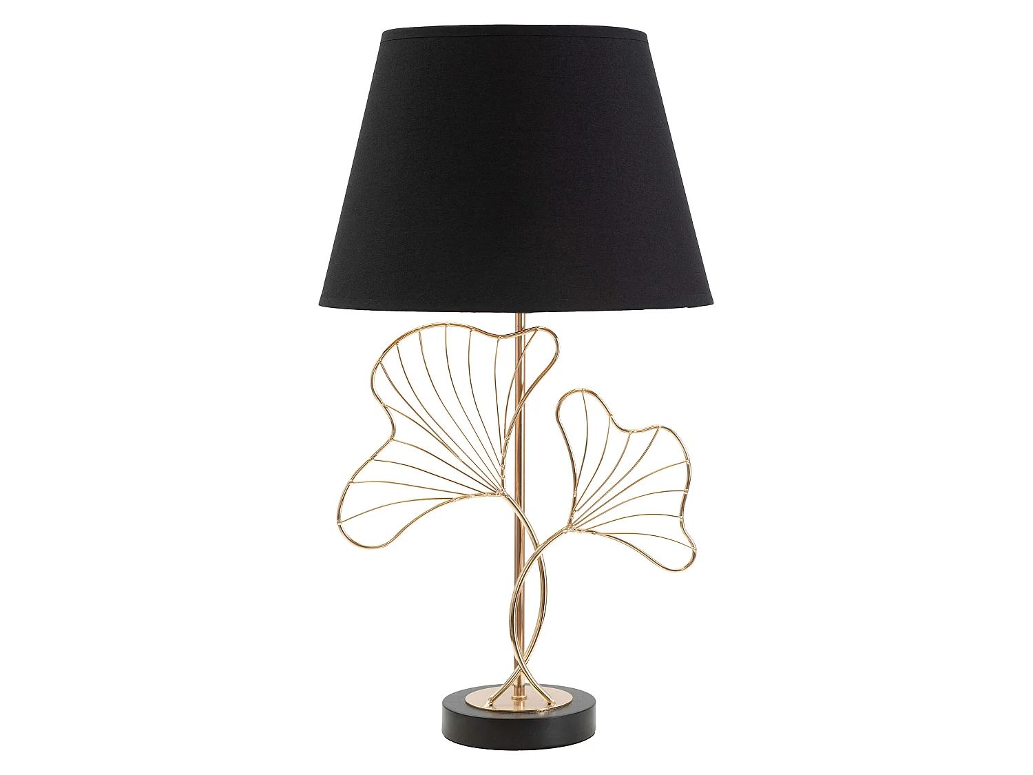 Lampadaire de Table Hida, 1 Ampoule Requise, Noir, Douille e27, Abat-jour
