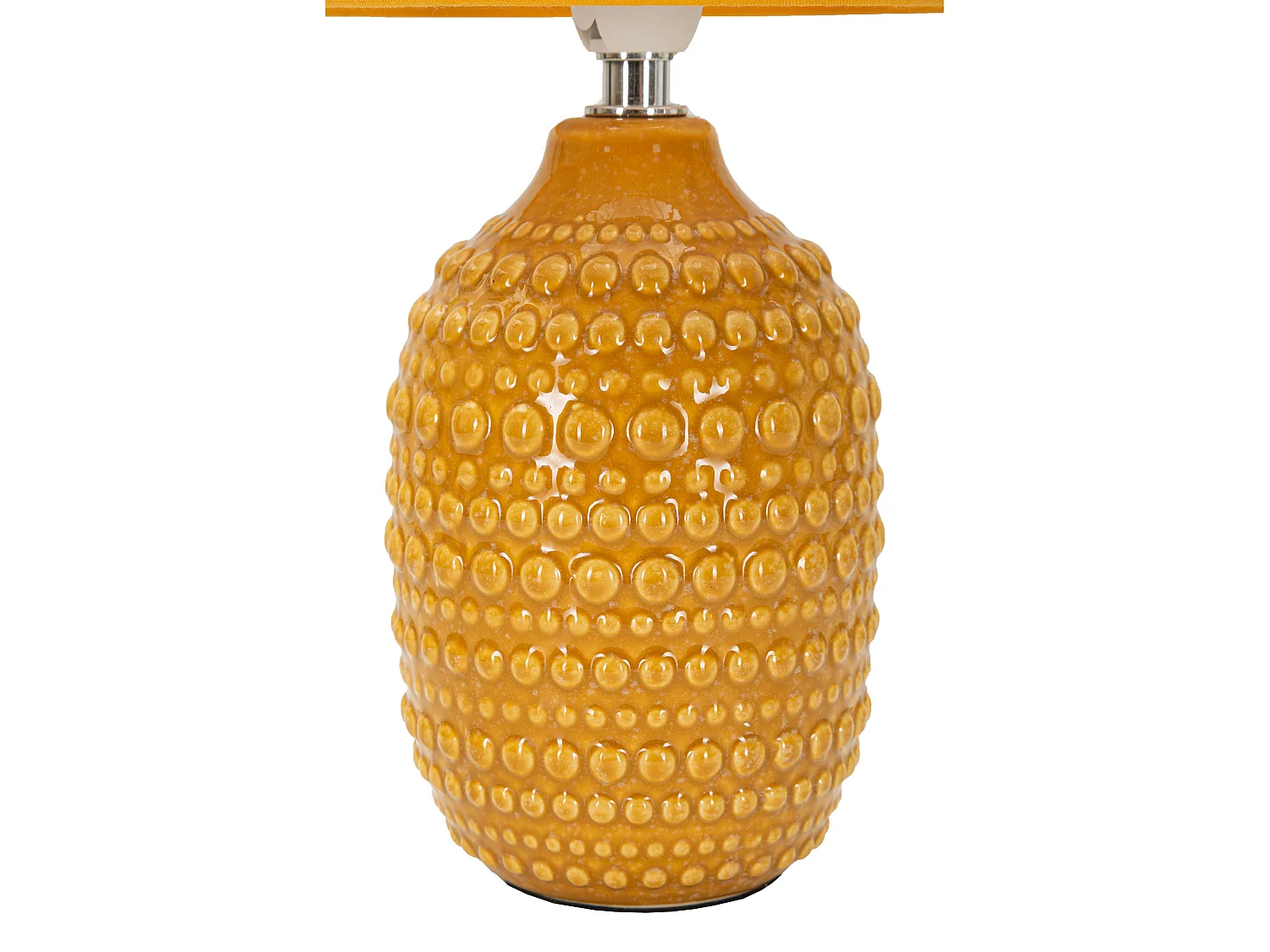 Lampadaire de Table Bethel, Nécessite 1 Ampoule, Orange, Douille e14, Abat-jour