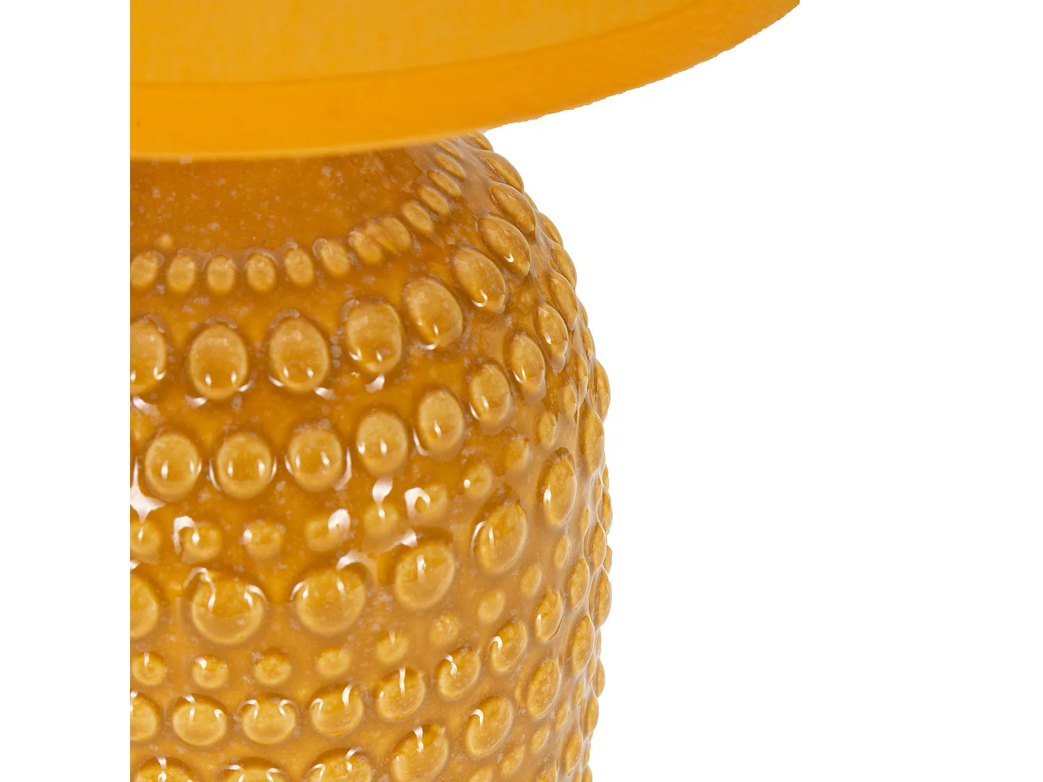 Lampadaire de Table Bethel, Nécessite 1 Ampoule, Orange, Douille e14, Abat-jour