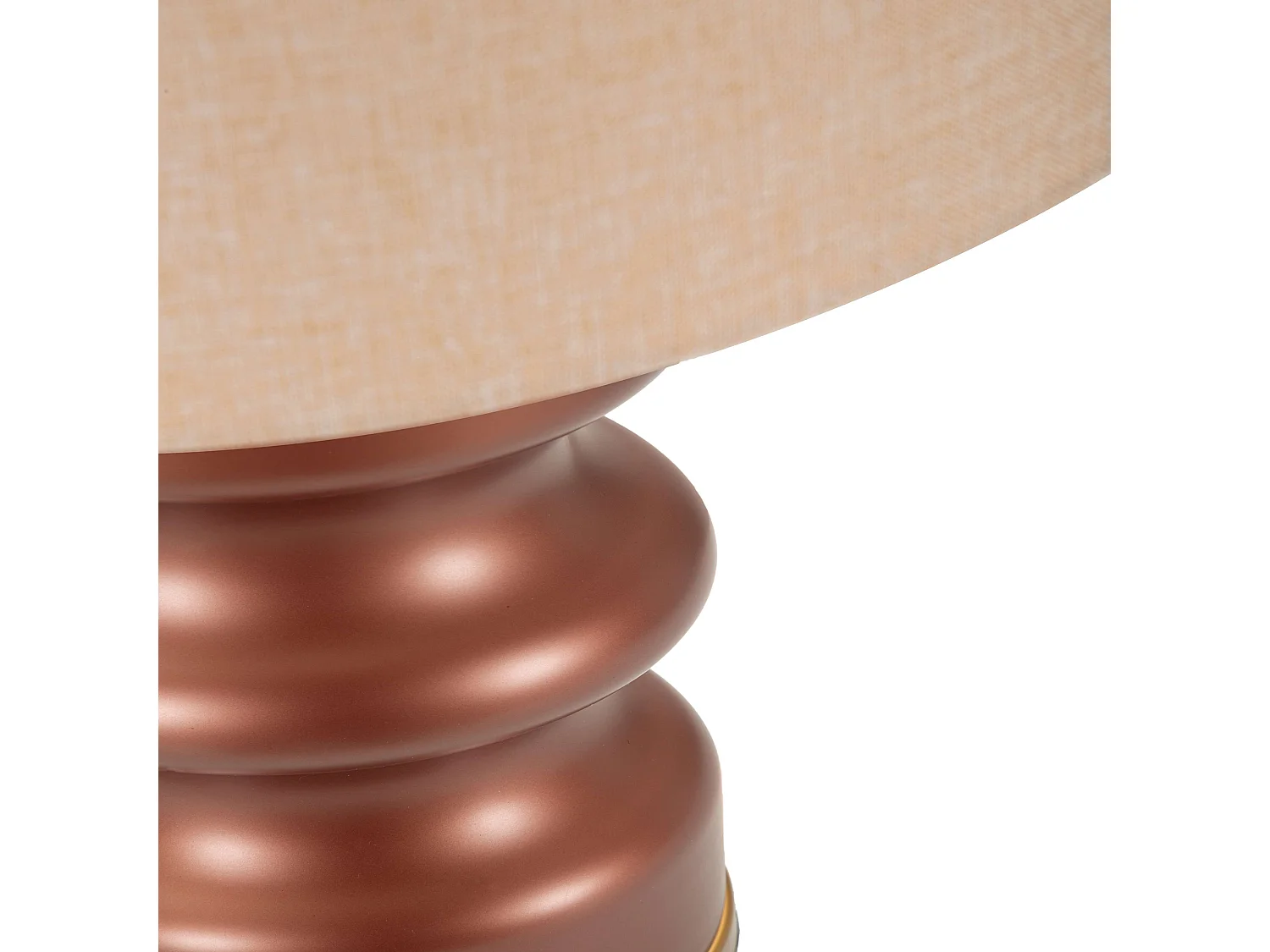 Lampe de Table Toberm, 1 Ampoule Nécessaire, Rose, Douille e27, Abat-jour