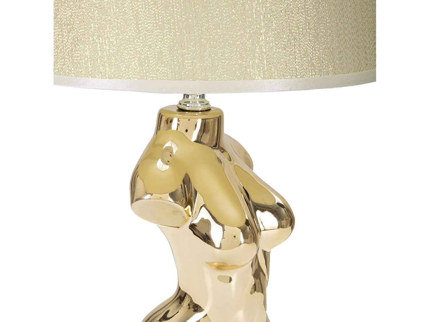 Lampada da Tavolo Bafapa, Necessaria 1 Lampadina, Beige, Attacco e27, Paralume