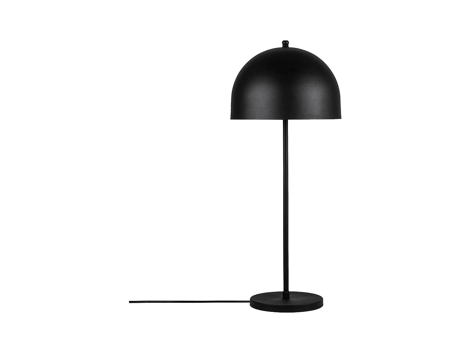 Lampe de Table Latiano, Abat-jour, Noir, Douille E14 max 40W, Interrupteur Connexion Directe