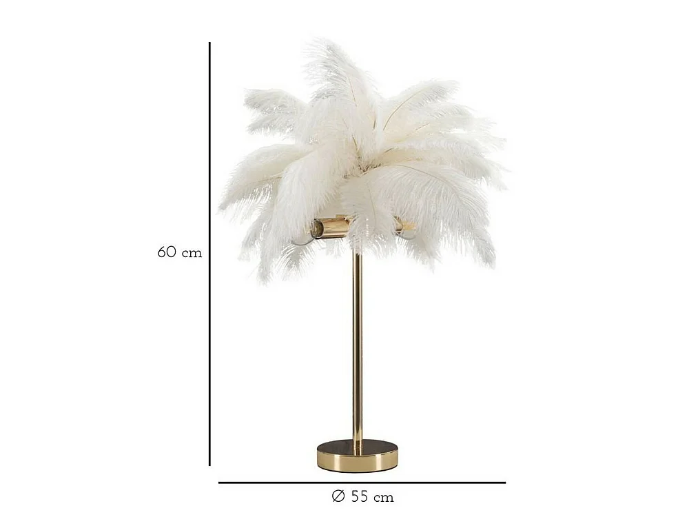 Lámpara de mesa Sinopia, pantalla, blanca, casquillo E40, interruptor de pera