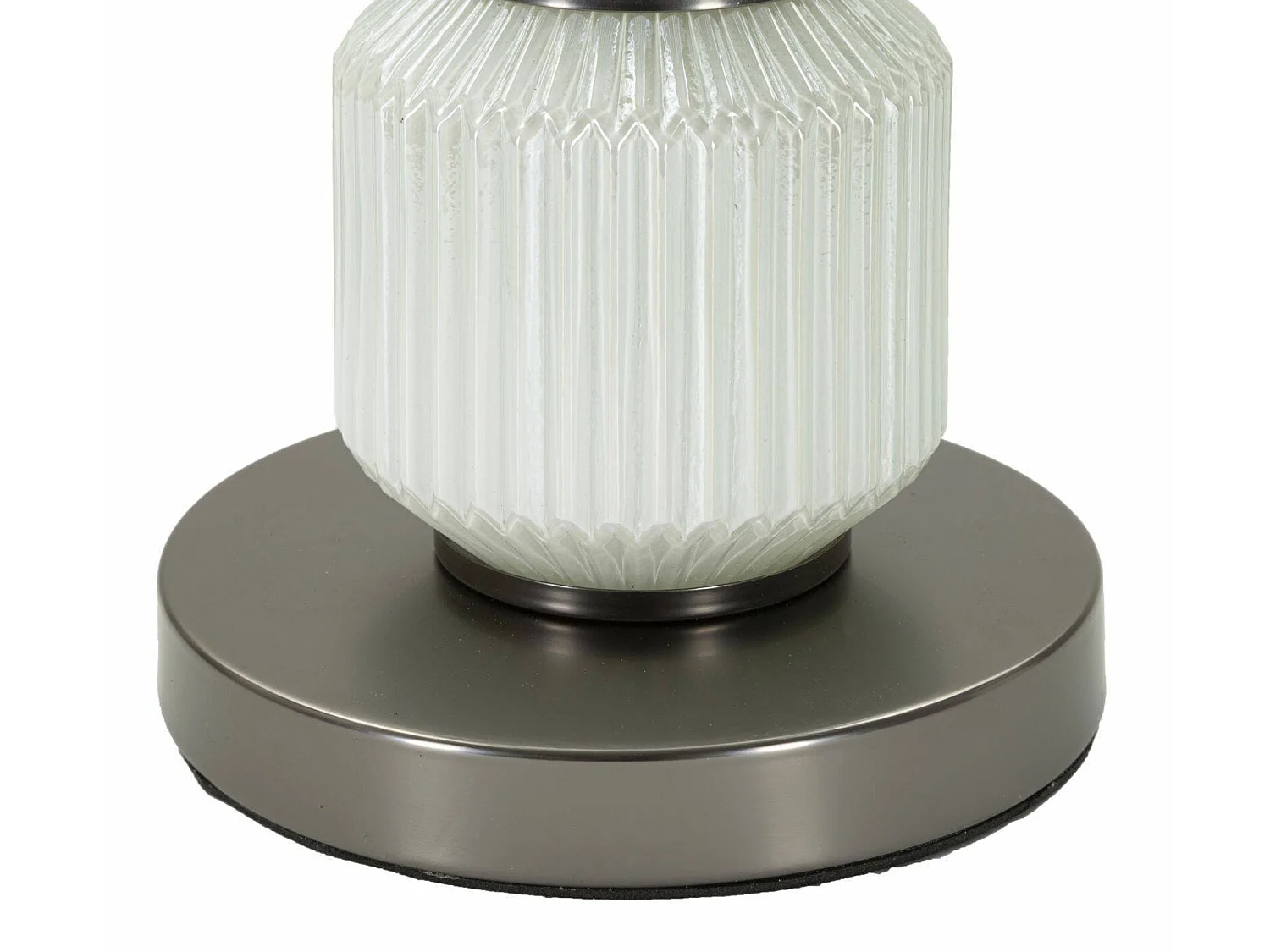 Lámpara de mesa Presolana, pantalla, blanca, casquillo E45, interruptor de pera