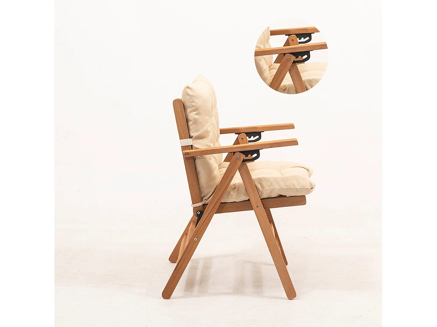 Ensemble Table et Chaises Roana, 2 Places, Marron Crème