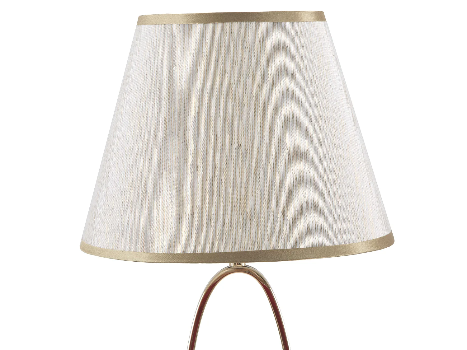 Lampada da Tavolo Kars, Necessaria 1 Lampadina, Bianco Crema, Attacco e27, Paralume
