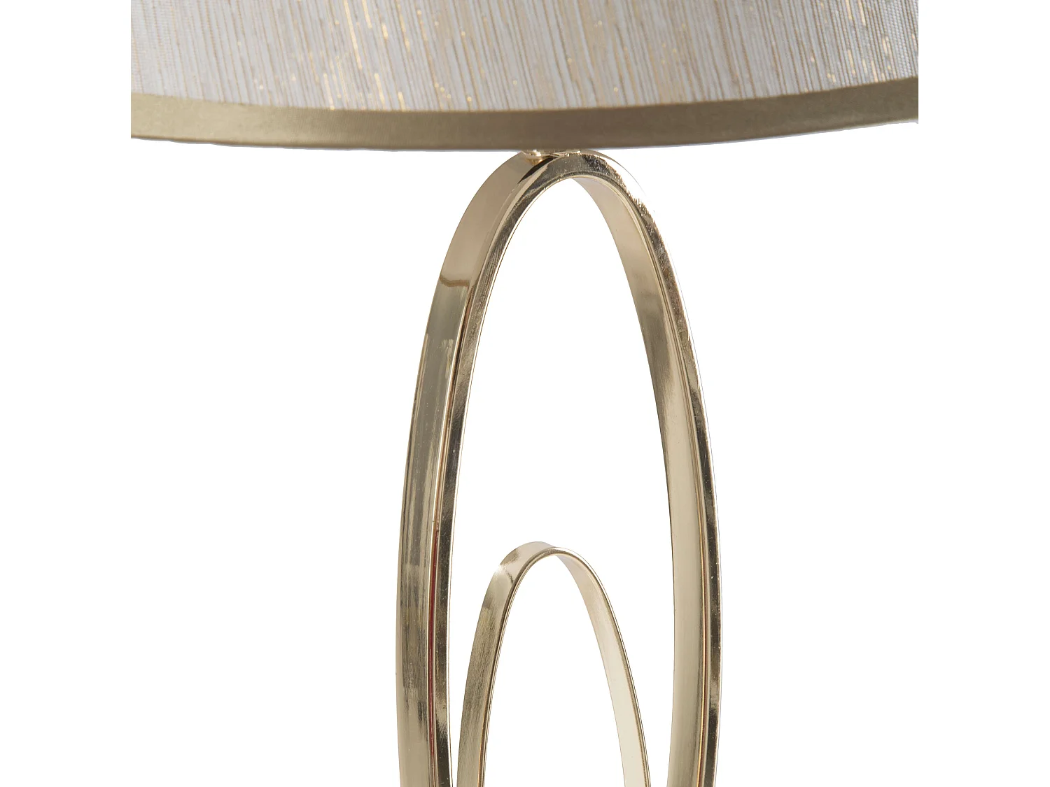 Lampada da Tavolo Kars, Necessaria 1 Lampadina, Bianco Crema, Attacco e27, Paralume