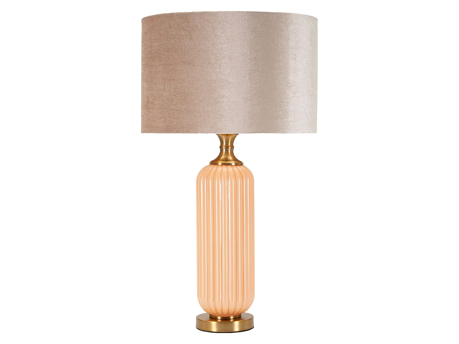 Lampe de Table Fapa, Nécessite 1 Ampoule, Rose Nacré, Abat-jour, Douille e27