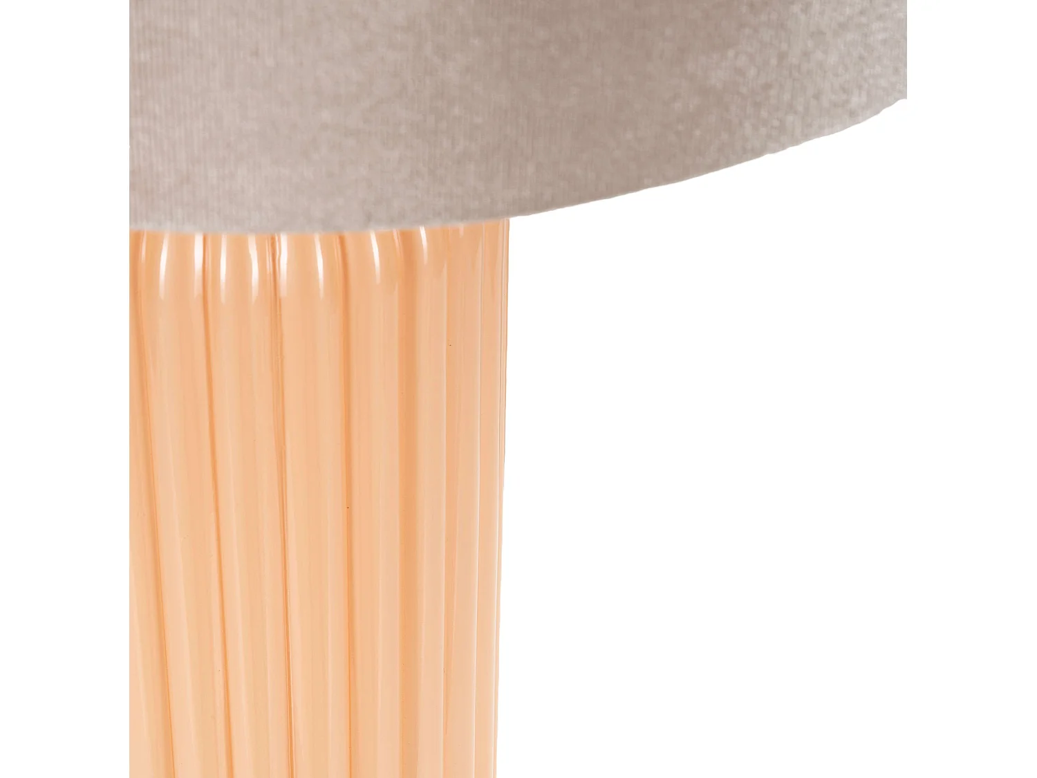 Lampe de Table Fapa, Nécessite 1 Ampoule, Rose Nacré, Abat-jour, Douille e27