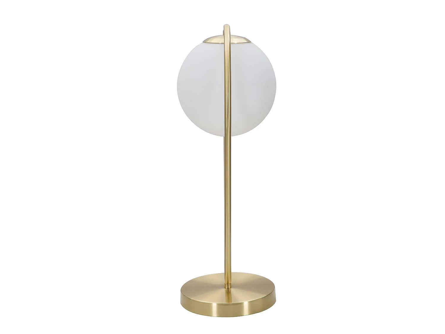 Lampada da Tavolo Basomo, Necessaria 1 Lampadina, Bianco, Attacco e14, Interruttore Manuale