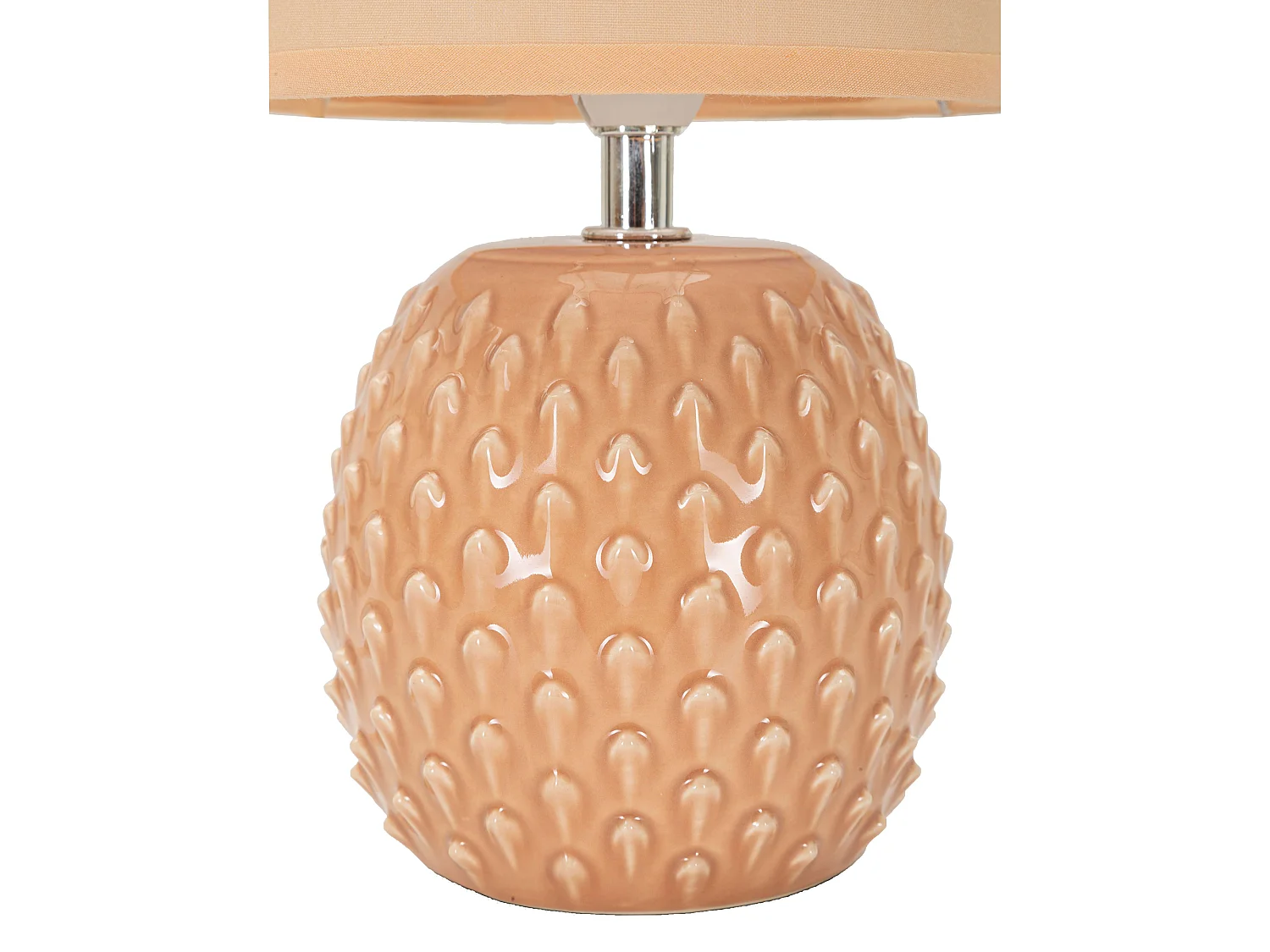 Lampadaire de Table Ketchi, Nécessite 1 Ampoule, Rose, Douille e14, Abat-jour
