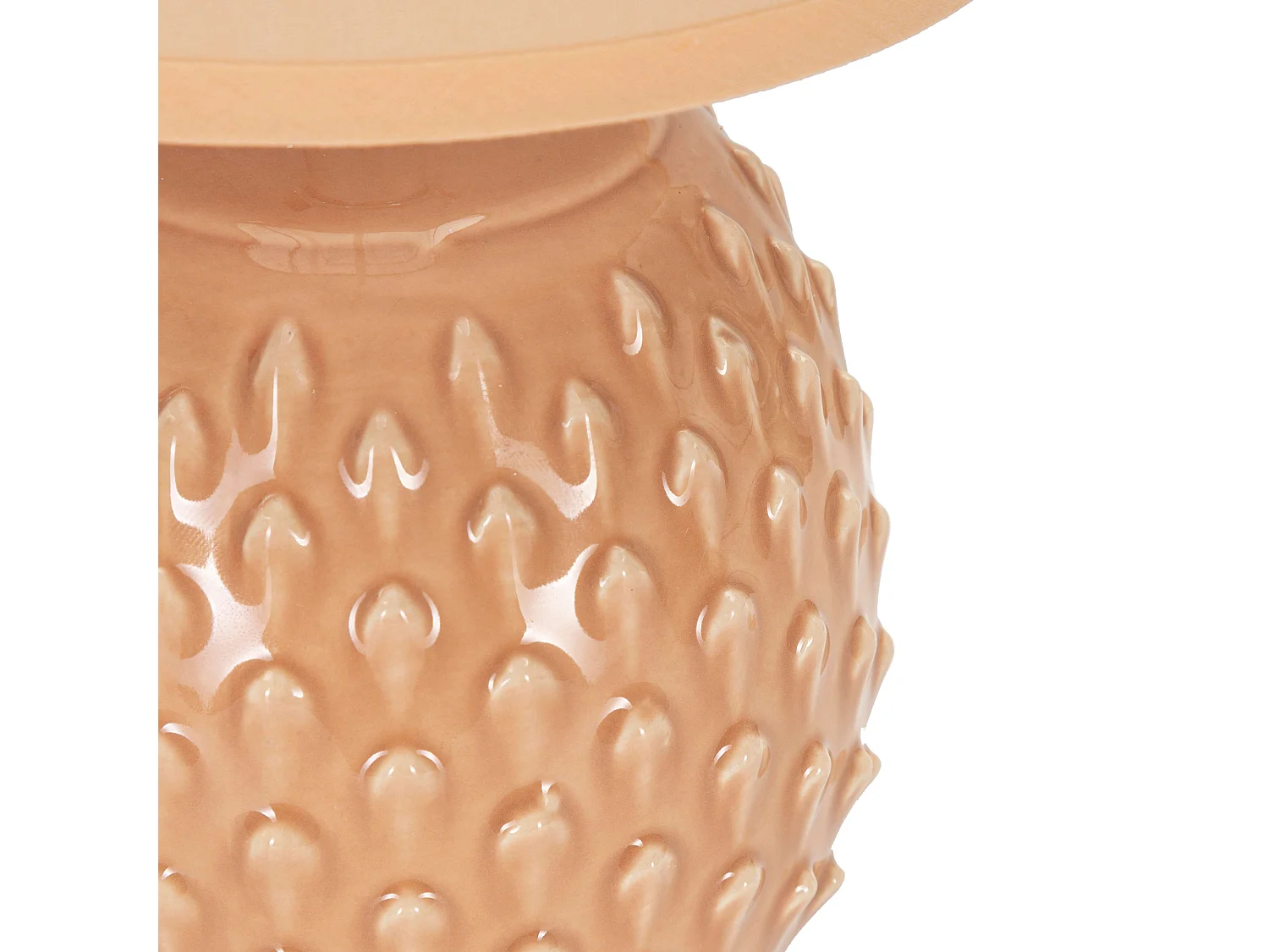 Lampadaire de Table Ketchi, Nécessite 1 Ampoule, Rose, Douille e14, Abat-jour