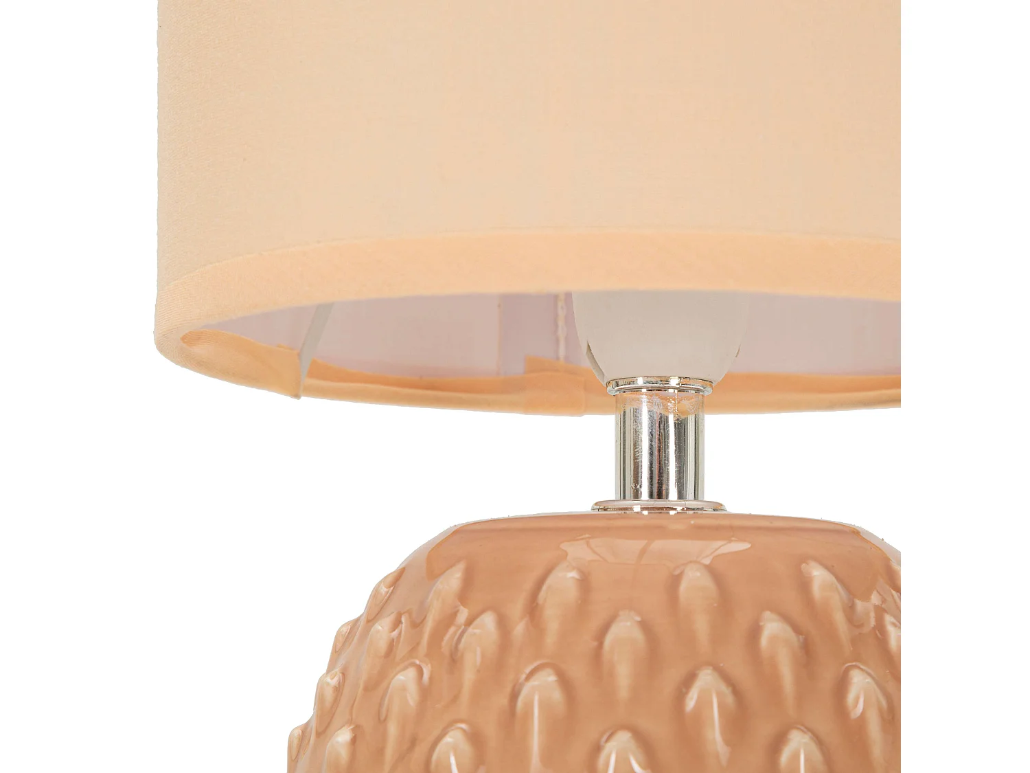 Lampadaire de Table Ketchi, Nécessite 1 Ampoule, Rose, Douille e14, Abat-jour