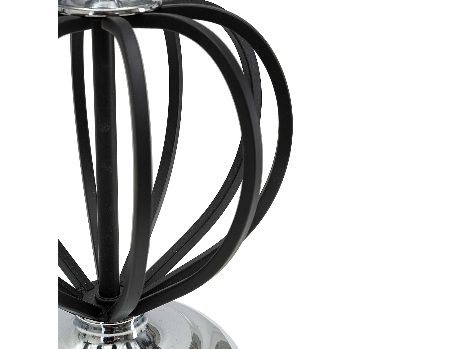 Lampadaire de Table Bundi, 1 Ampoule Nécessaire, Noir, Abat-jour, Douille e27