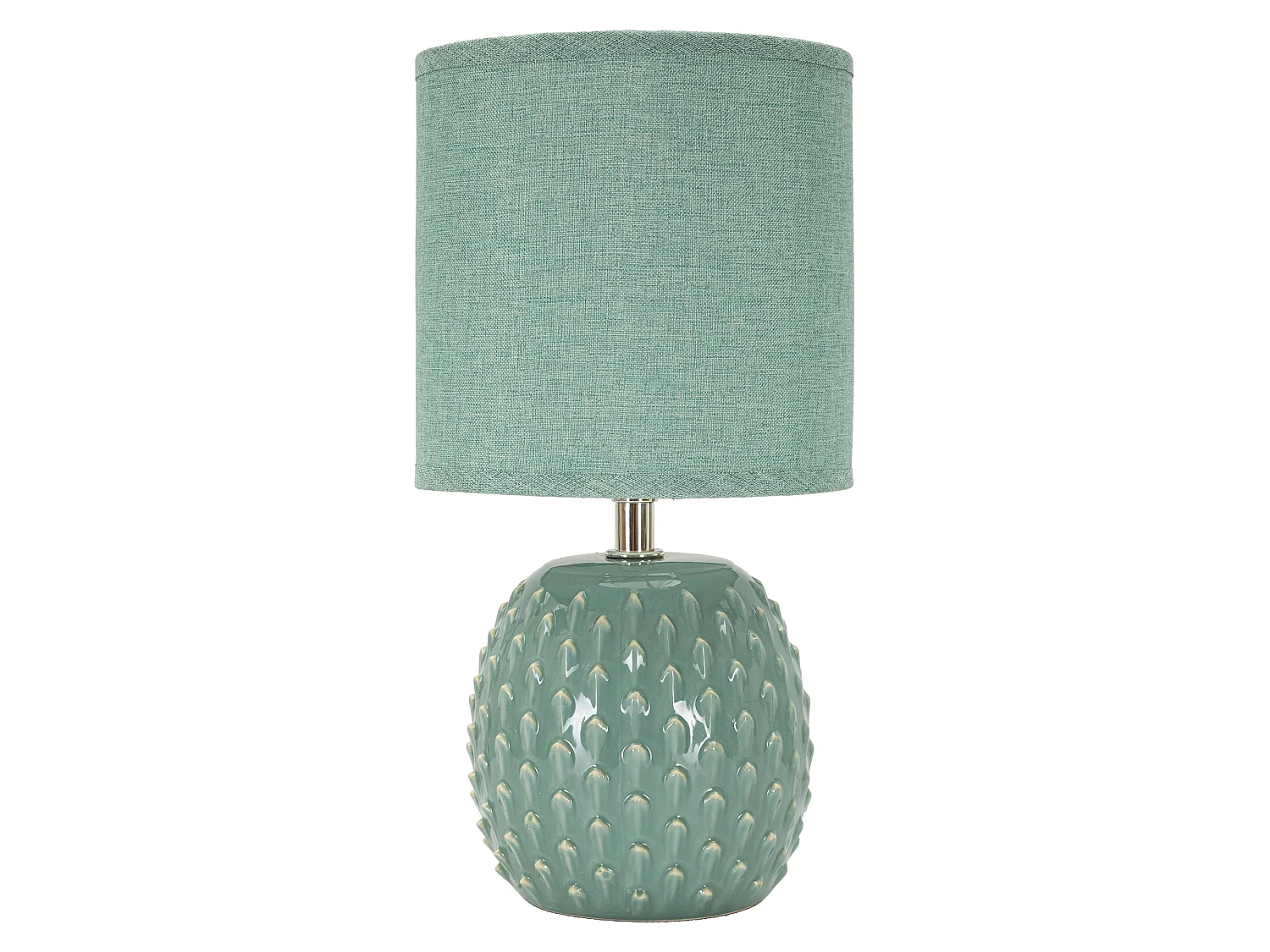 Lampadaire de Table Ketchi, Nécessite 1 Ampoule, Turquoise, Douille e14, Abat-jour