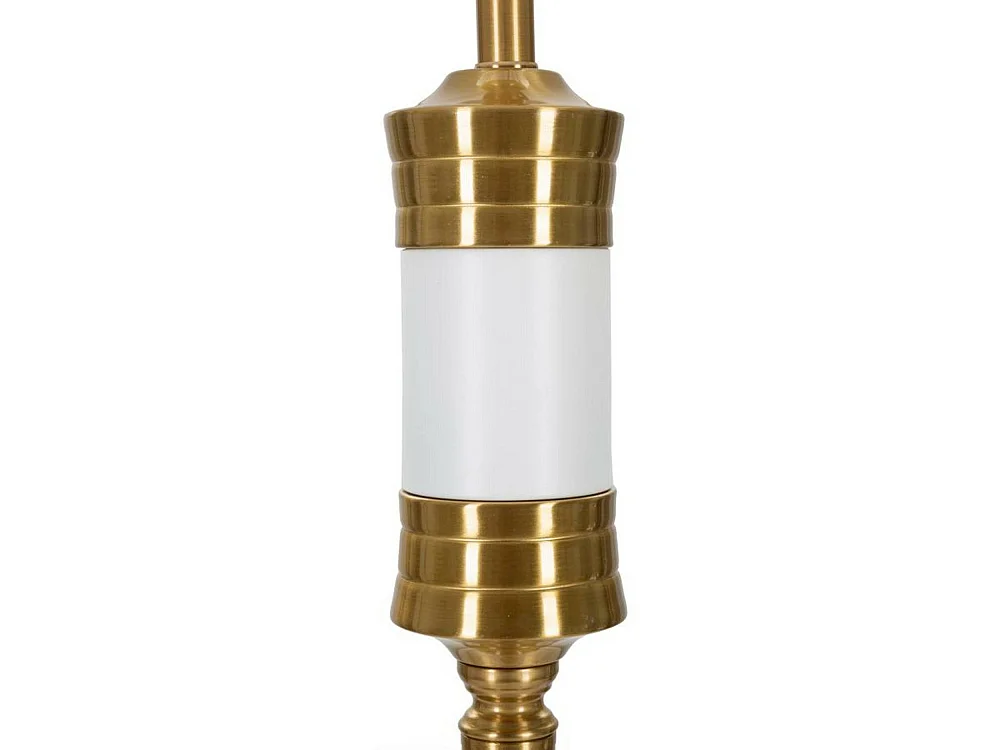 Grisaille vloerlamp, lampenkap, wit, E27-fitting, trekkoordschakelaar