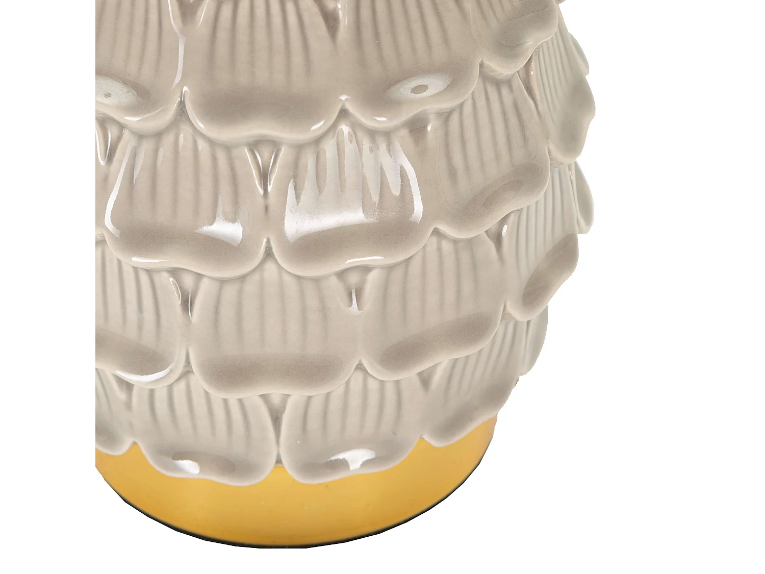 Lampada da Tavolo Talkee, Necessaria 1 Lampadina, Beige, Attacco e14, Paralume