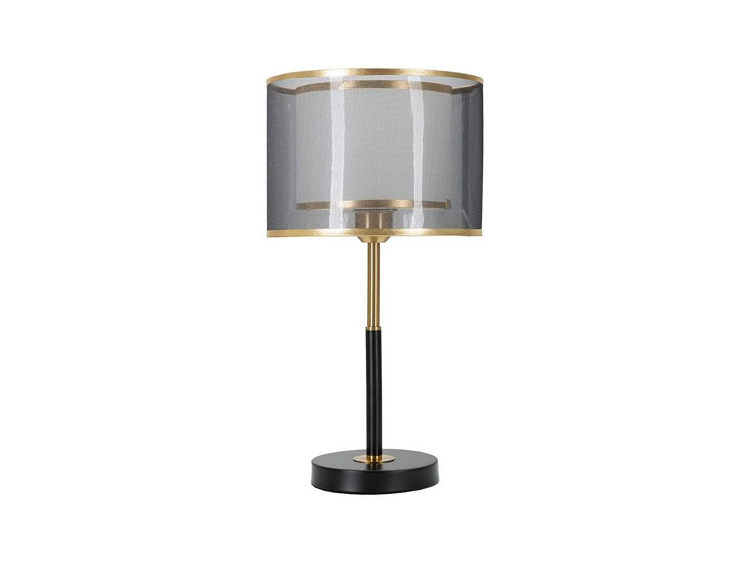 Licht-donker tafellamp, lampenkap, zwart, E31-fitting, snoerschakelaar
