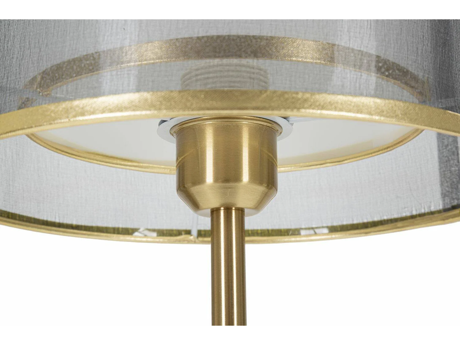 Licht-donker tafellamp, lampenkap, zwart, E31-fitting, snoerschakelaar