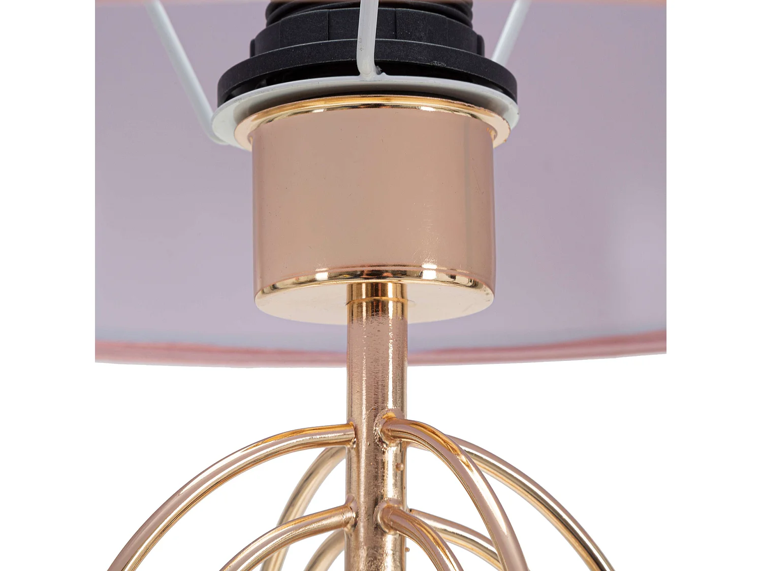 Lampe de Table Khajur, Nécessite 1 Ampoule, Rose, Abat-jour, Douille E27