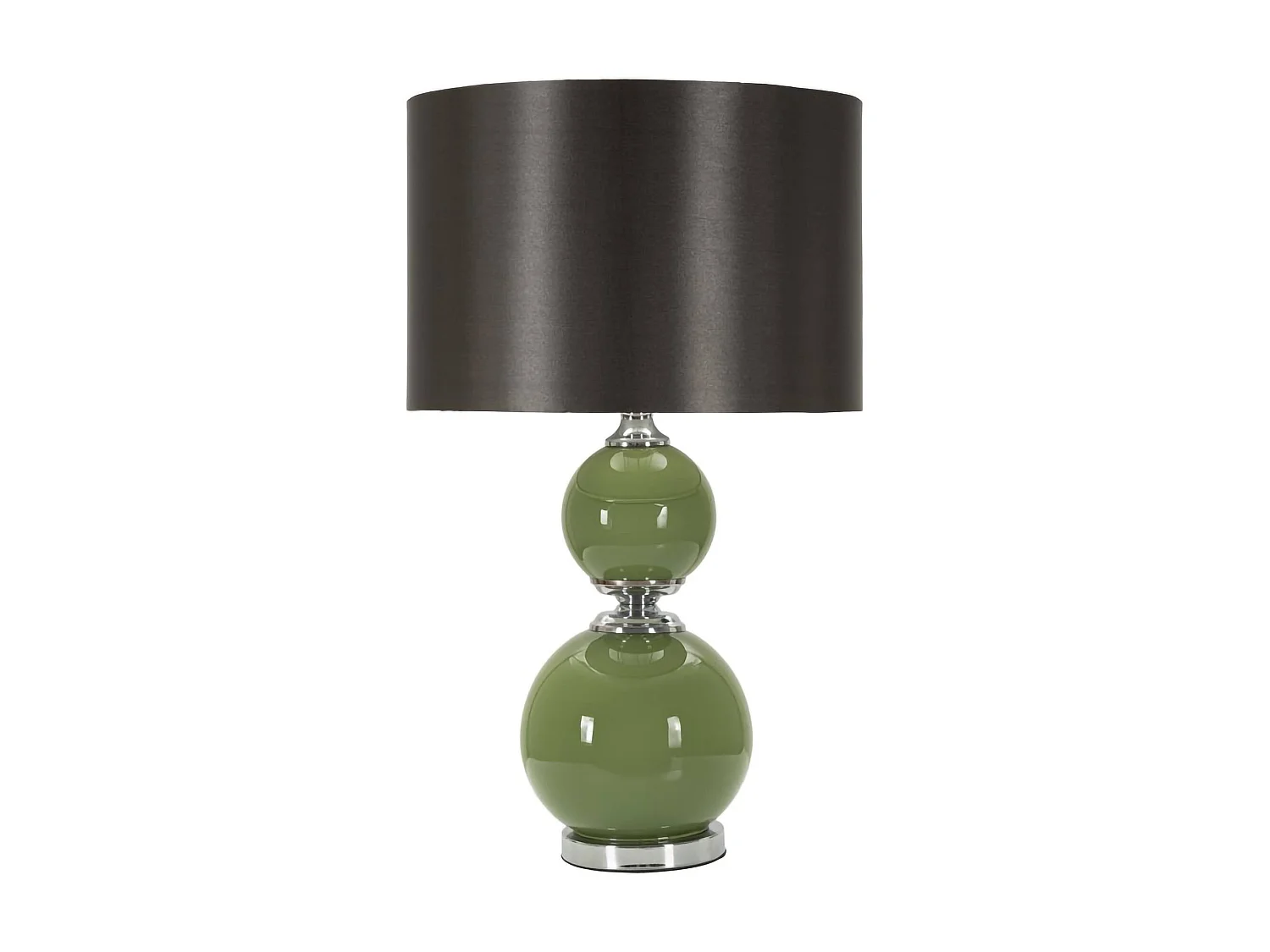 Lámpara de mesa tipo caballete, pantalla, verde, casquillo E51, interruptor tipo pera